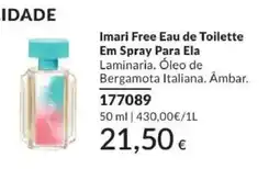 Avon Imari free eau de toilette em spray para ela promoção
