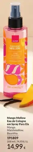 Avon Avon mango mellow eau de cologne em spray para ela promoção