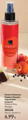 Avon Avon perfect nonsense peppery peaches promoção