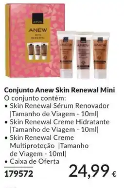 Avon Anew skin renewal mini promoção