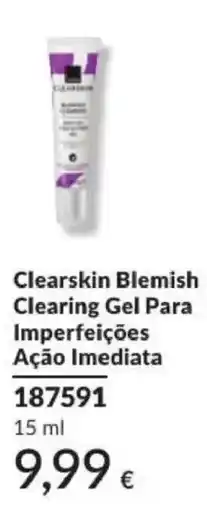 Avon clearskin blemish clearing gel para imperfeições ação imediata promoção
