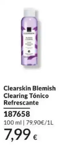 Avon clearskin blemish clearing tônico refrescante promoção