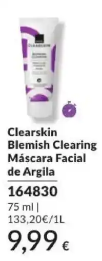 Avon Clearskin Máscara Facial de Argila promoção