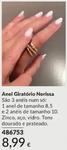 Avon Anel Giratório Nerissa promoção