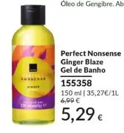 Avon perfect nonsense gel de banho ginger blaze promoção