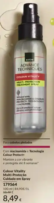 Avon colour vitality multi-proteção cuidado em spray