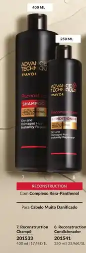 Avon advance techniques by avon reconstruction champô promoção