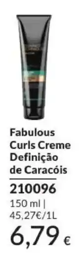 Avon Fabulous Curls Creme Definição de Caracóis promoção