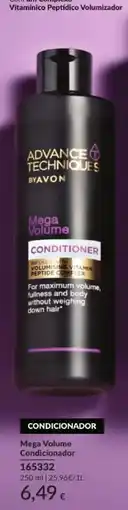 Avon Advance techniques by avon mega volume condicionador promoção