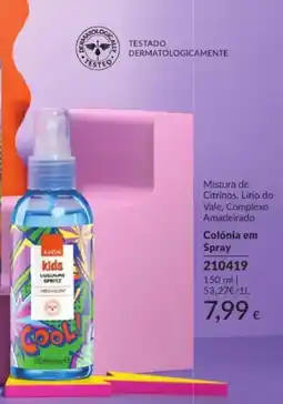 Avon Avon kids cologne spritz fresh scent promoção