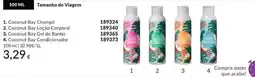 Avon Coconut Bay Champô Loção Corporal Gel de Banho Condicionador promoção