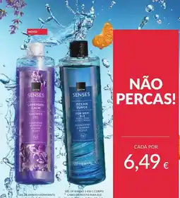 Avon Avon senses gel de banho hidratante lavanda calm promoção