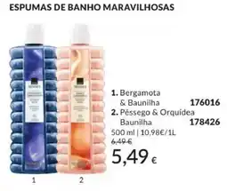 Avon espumas de banho maravilhosas senses promoção