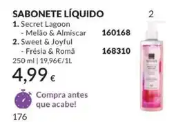 Avon Sabonete líquido secret lagoon promoção