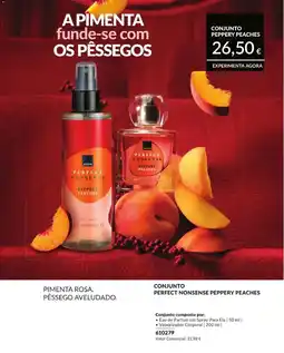 Avon Avon perfect nonsense peppery peaches promoção