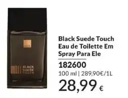 Avon black suede touch promoção