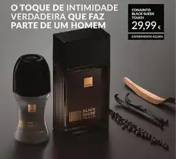 Avon Avon black suede touch promoção