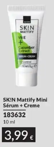 Avon Avon sk!n mattify mini sérum + creme promoção