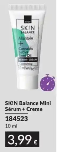 Avon Sk!n balance mini sérum + creme promoção