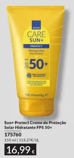 Avon Avon sun+ protect creme de proteção solar hidratante fps 50+ promoção