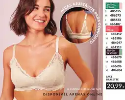 Avon Lace bralette promoção
