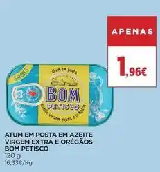 El Corte Inglés Bom petisco - atum em posta em azeite virgem extra e oregaos promoção