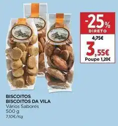 El Corte Inglés Biscoitos da vila - biscoitos promoção