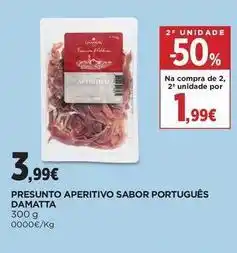 El Corte Inglés Damatta - presunto aperitivo sabor portugues promoção