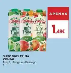 El Corte Inglés Compal - sumo 100% fruta promoção