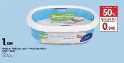 El Corte Inglés Santiago - queijo fresco light para barrar promoção