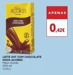El Corte Inglés Nova açores - leite uht com chocolate promoção