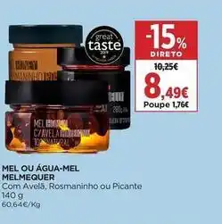 El Corte Inglés Melmequer - mel ou água-mel promoção
