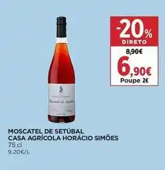 El Corte Inglés Casa agrícola horácio simões - moscatel de setúbal promoção