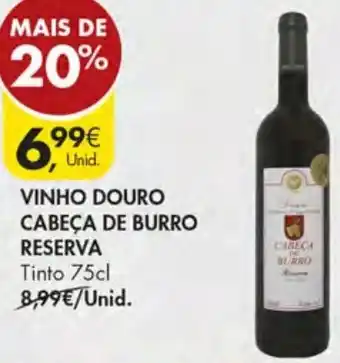 Pingo Doce Vinho Douro Cabeça de Burro Reserva 75cl promoção