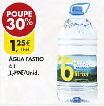 Pingo Doce Água Fastio 6lt promoção