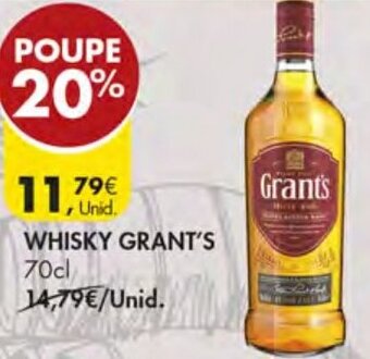 Pingo Doce Whisky Grant's 70cl promoção