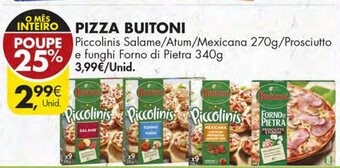 Pingo Doce Pizza Buitoni 270g/340g promoção