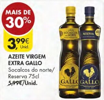 Pingo Doce Azeite Virgem Extra Gallo 75cl promoção