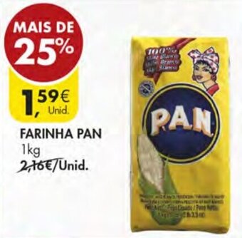 Pingo Doce Farinha Pan 1kg promoção