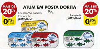 Pingo Doce Atum em Posta Dorita 110g promoção