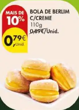 Pingo Doce bola de berlim c/creme promoção
