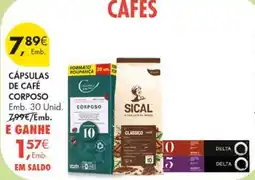 Pingo Doce Cápsulas de café corposo promoção