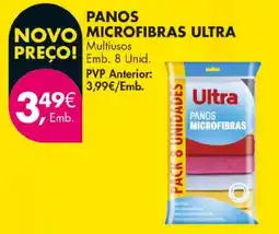 Pingo Doce Ultra panos microfibras promoção