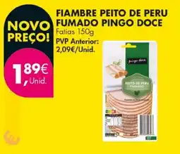 Pingo Doce Fiambre peito de peru fumado pingo doce promoção
