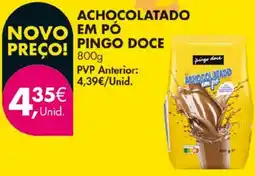 Pingo Doce achocolatado em pó pingo doce promoção