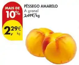Pingo Doce Pêssego amarelo promoção
