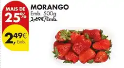 Pingo Doce morango promoção