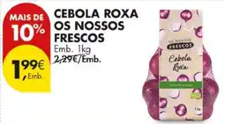 Pingo Doce cebola roxa os nossos frescos promoção