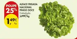 Pingo Doce Alface frisada nacional pingo doce promoção