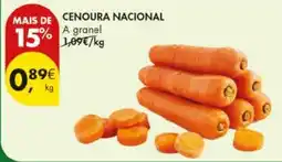 Pingo Doce cenoura nacional promoção